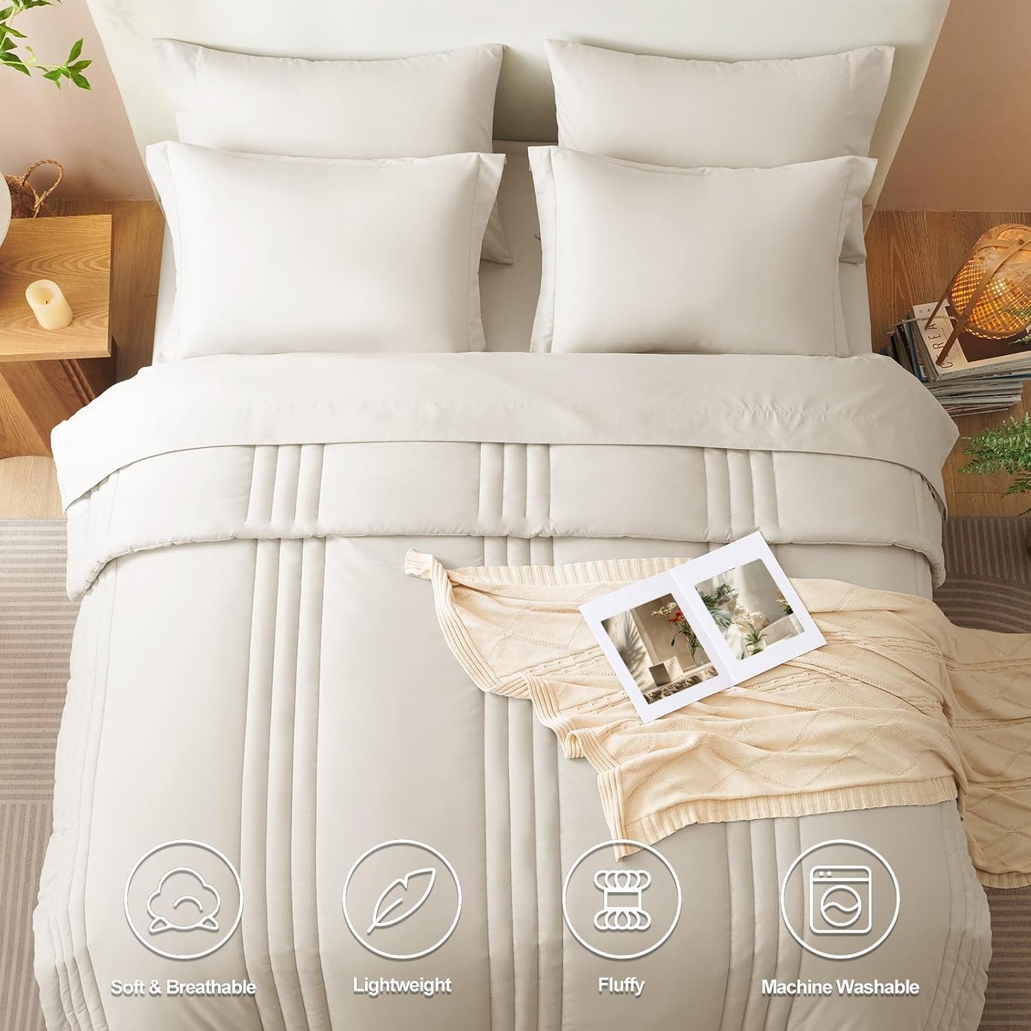 Down-Alternative Comforter Set - Queen (Tailored Stitching) Detail 1